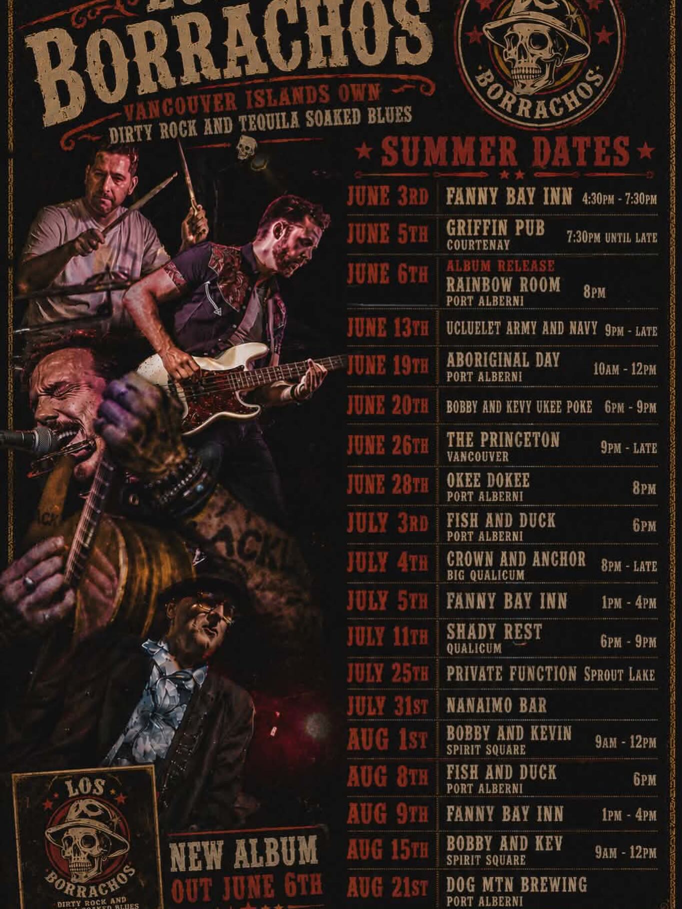 Summer tour dates
